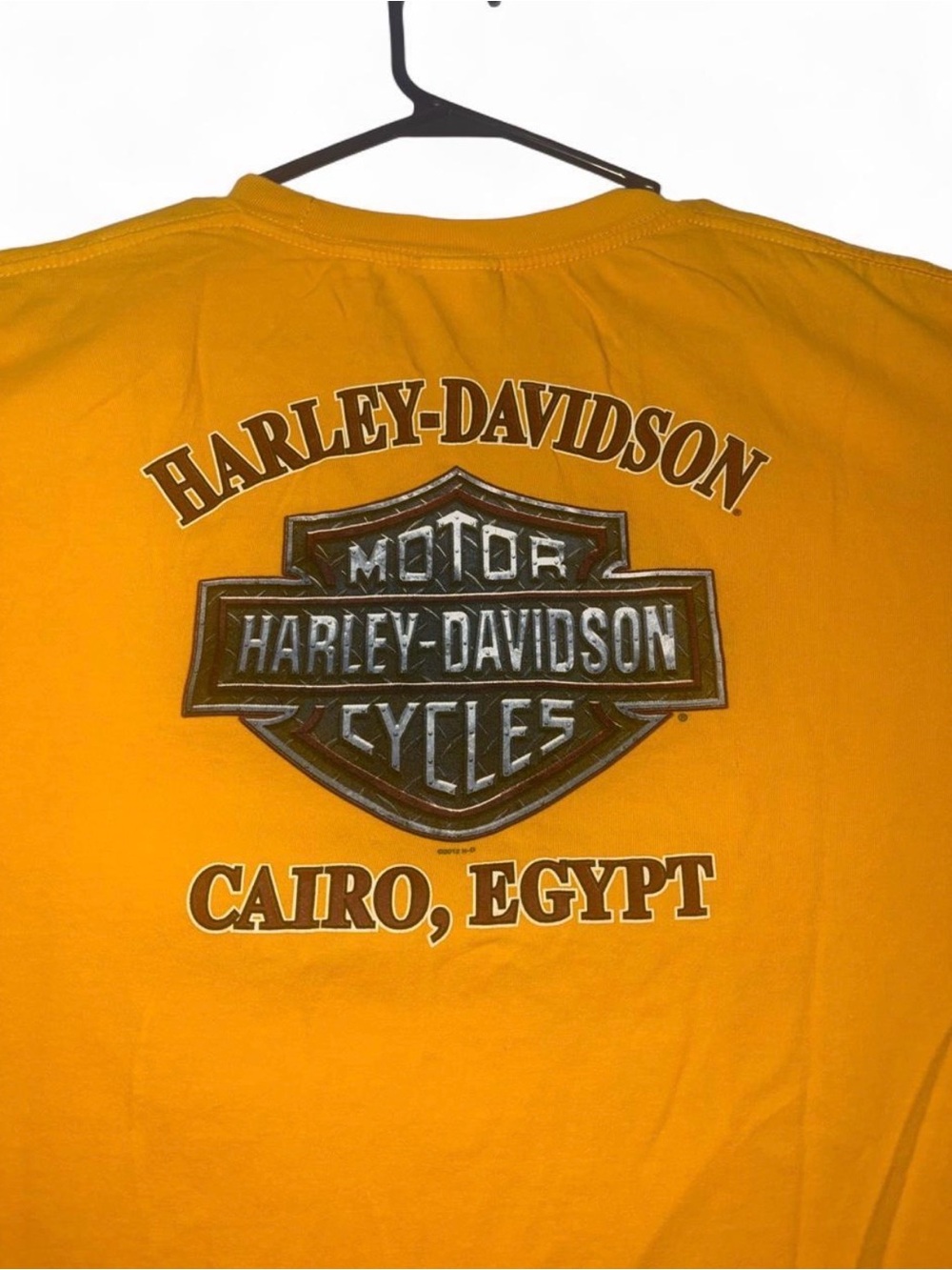 Vintage 2012 Harley-Davidson Cairo Egypt T-Shirt 💛🏍️ | 3XL RARE